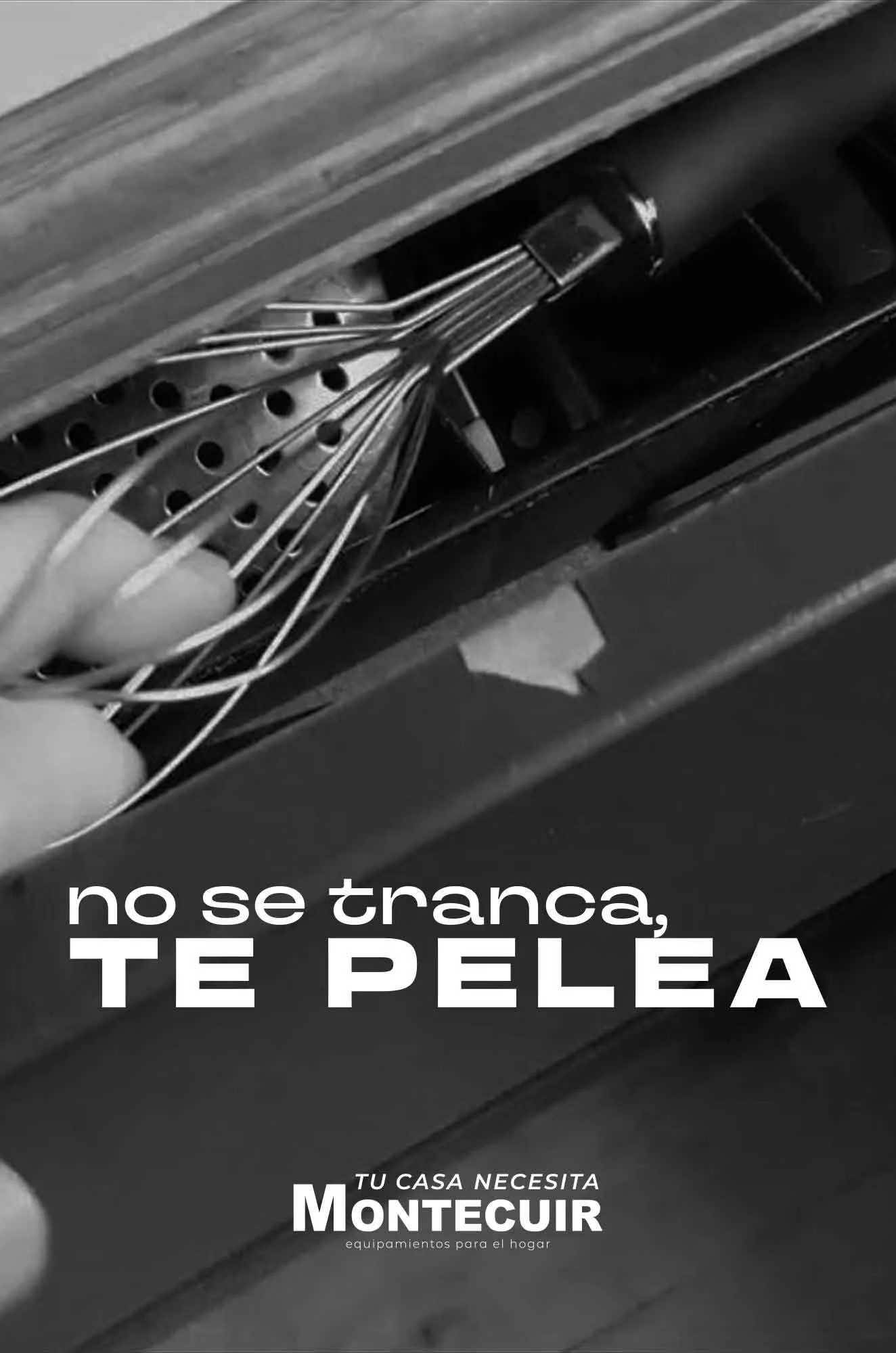 No se tranca, te quiere dar pelea