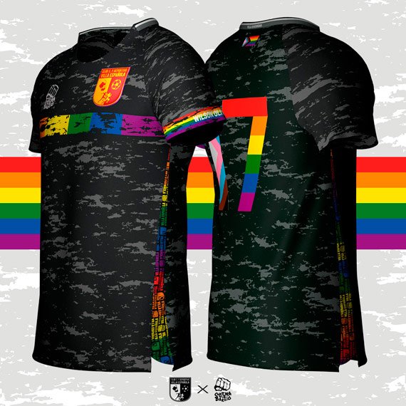 Diseño que utilizó el guardameta del equipo